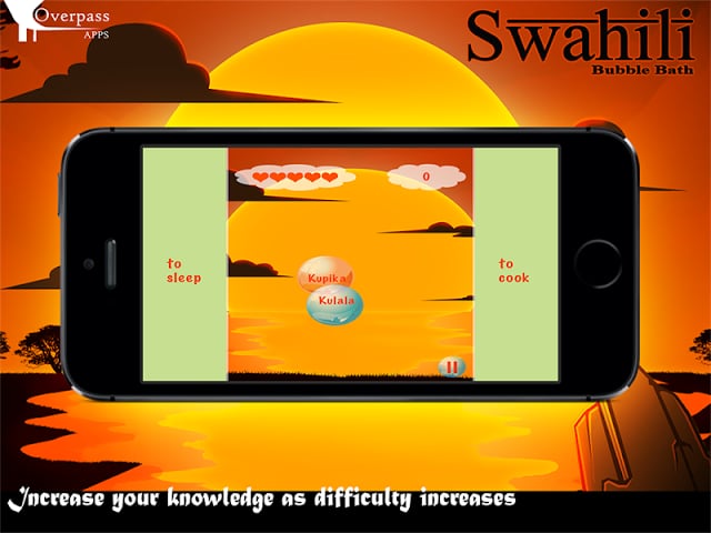 Learn Swahili Bubble Bath Free截图2