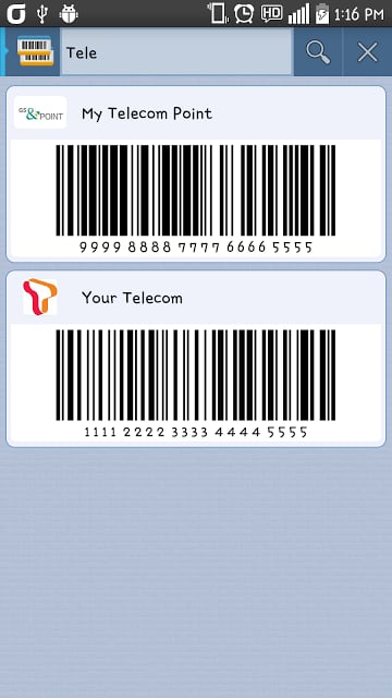 My Barcode Wallet截图7