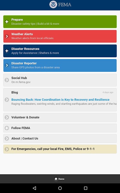 联邦应急管理局 FEMA截图2