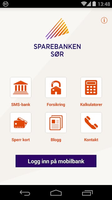 Sparebanken S&oslash;r Mobile Bank截图6