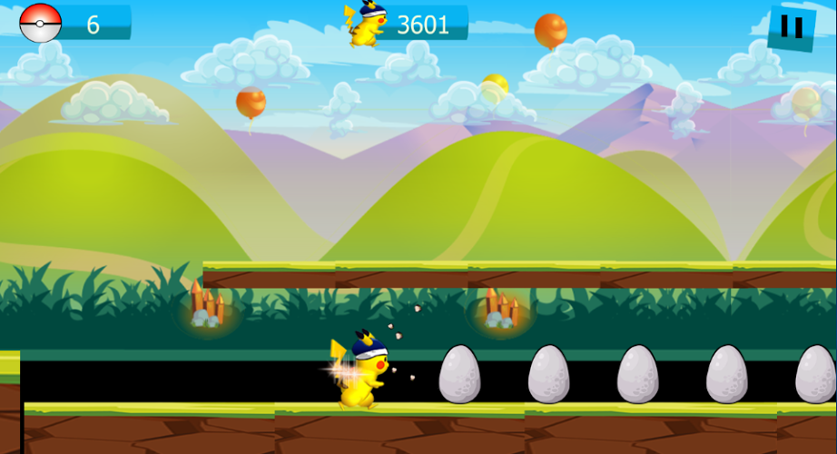 Super Pikachu adventure game截图5