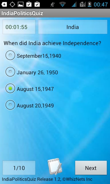 India Politics Quiz截图4