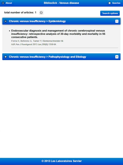 Biblioclick in Venous disease截图8