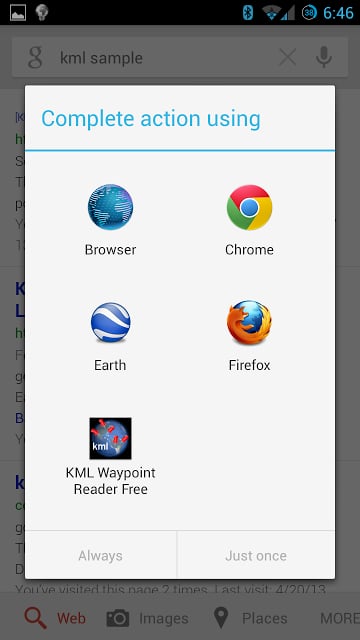 KML/KMZ Waypoint Reader Free截图2