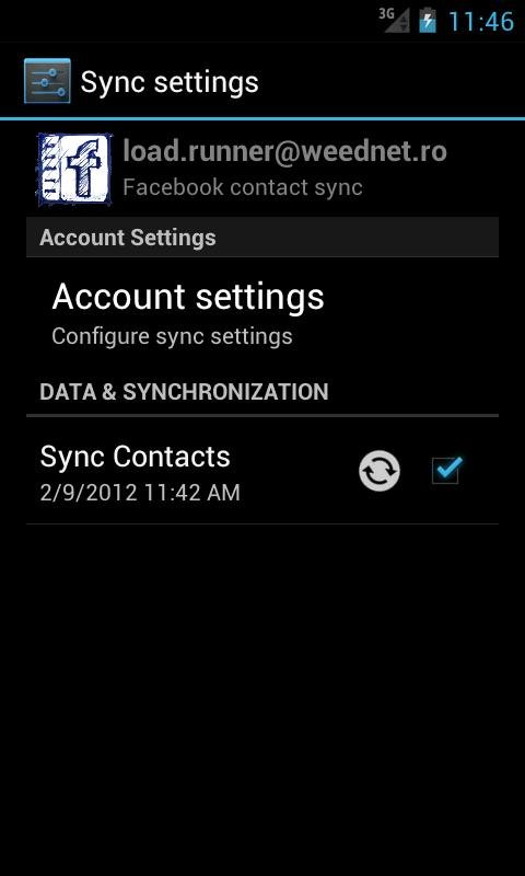 Contact Sync for Facebook截图2