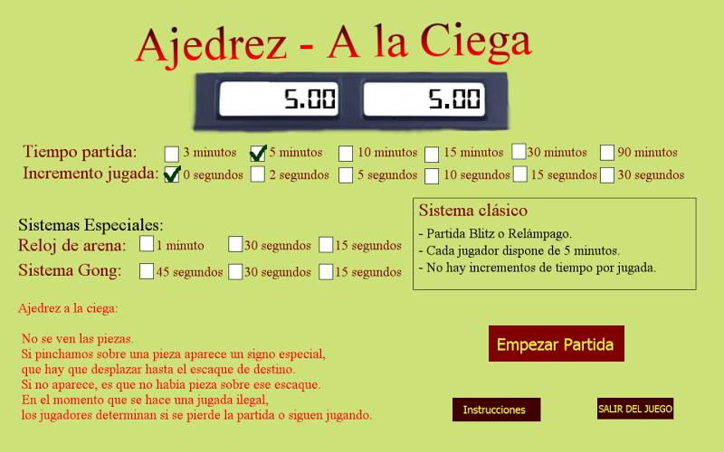 Ajedrez A la Ciega截图2