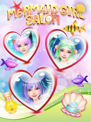 Mermaid Girl Salon-Girls Games截图5