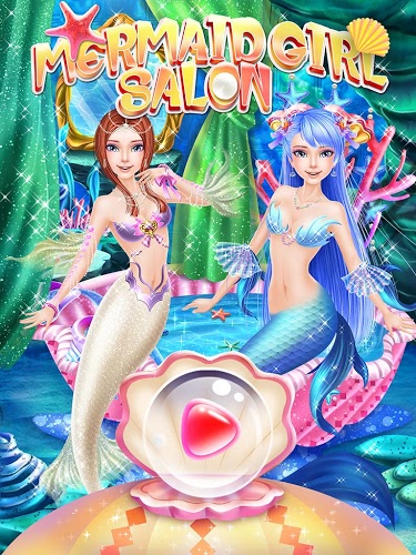 Mermaid Girl Salon-Girls Games截图1