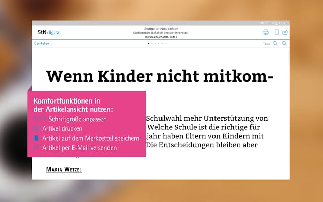 Stuttgarter Nachrichten ePaper截图2