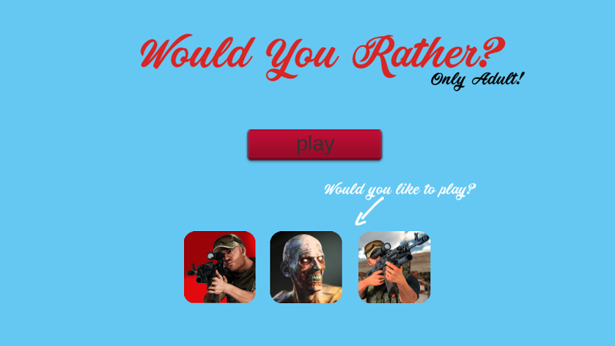 Would You Rather? Only Adult截图1