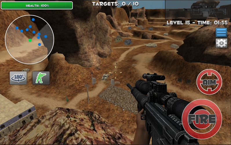 Sniper Commando Shooter 3D截图1