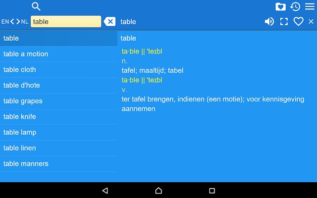 EN-NL Dictionary Free截图10