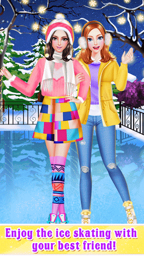 Winter Fun: Ice Skating Girls截图5