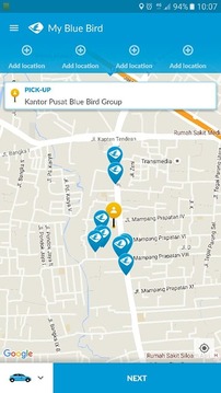 蓝鸟出租车预订 Blue Bird Taxi Reservation截图