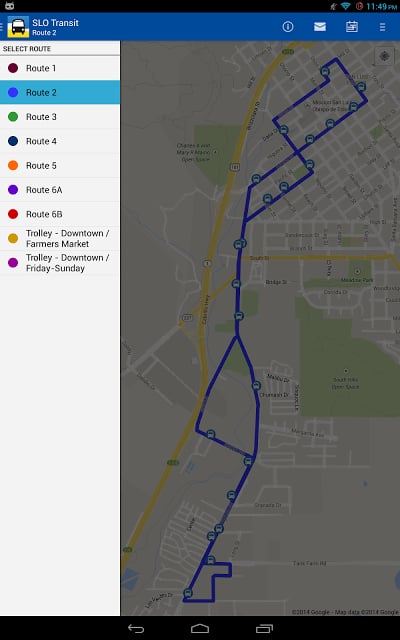 SLO Bus Tracker截图3