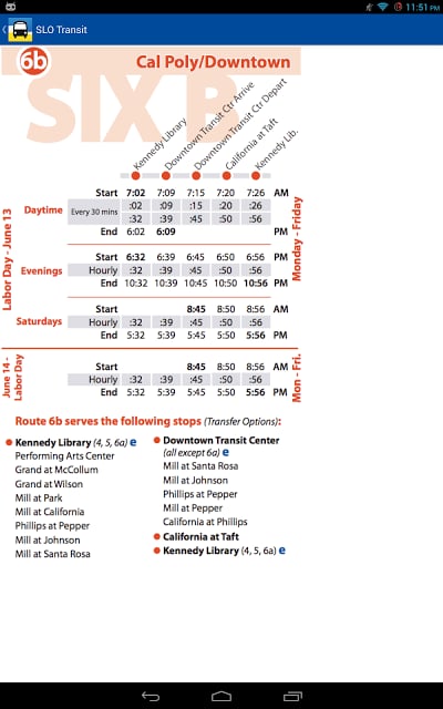 SLO Bus Tracker截图5