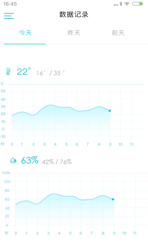 婴儿温湿度计截图1