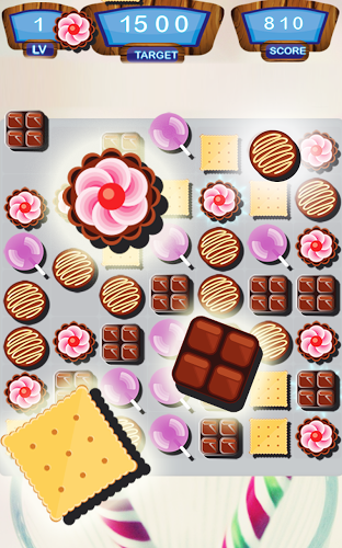 Cookie Link Match 3 Puzzle截图2