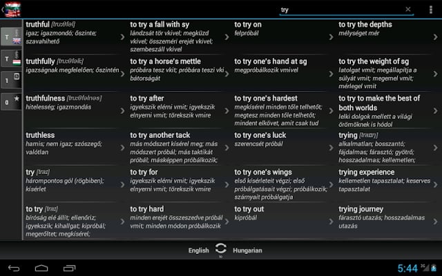 Dictionary Hungarian English截图3