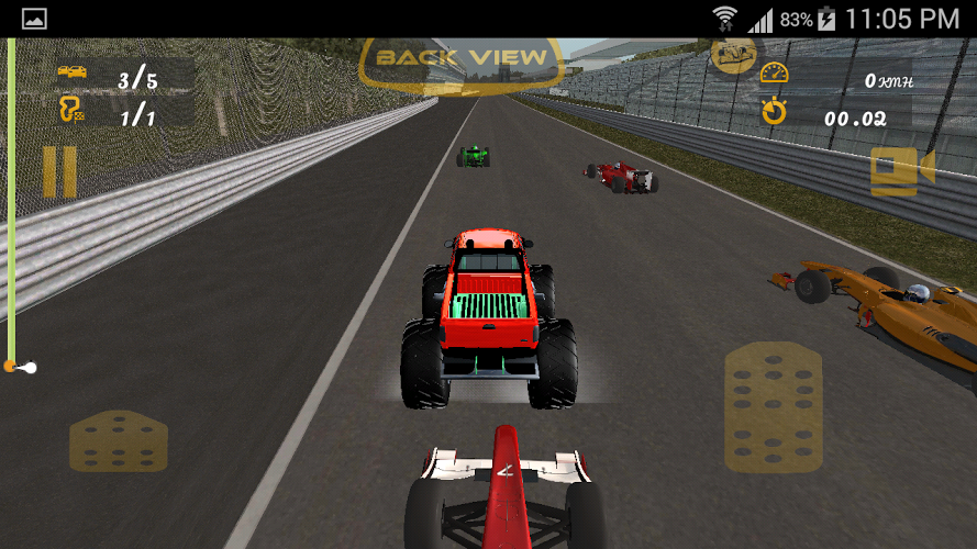 Monster Truck vs Formula Race截图2