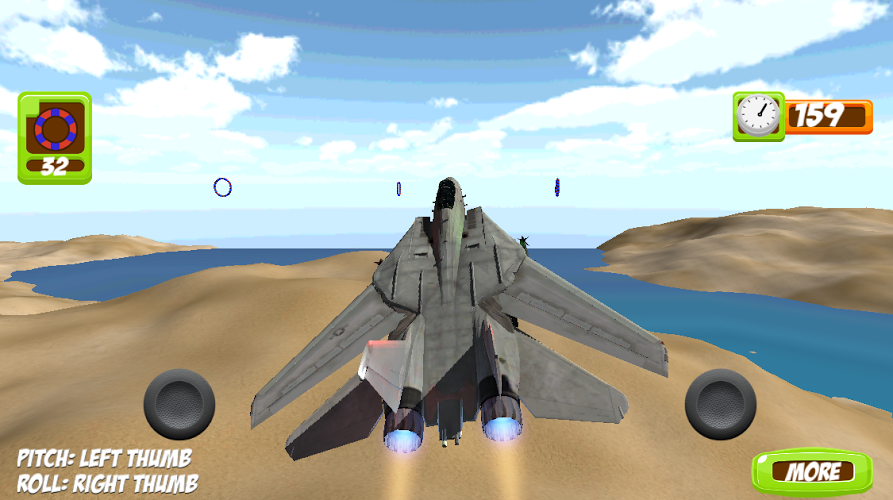 3D Flight Sim: Rings截图5