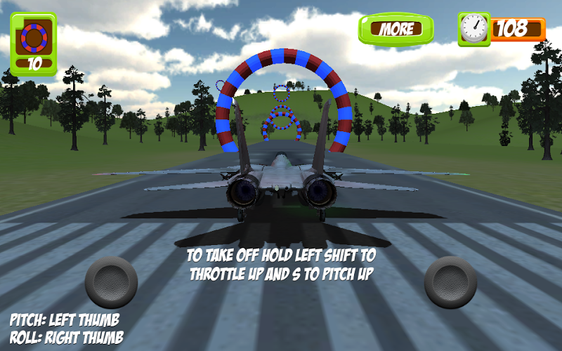 3D Flight Sim: Rings截图2