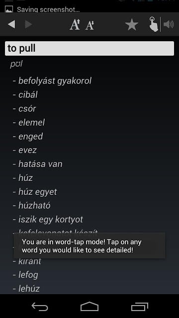 Dictionary Hungarian English截图5