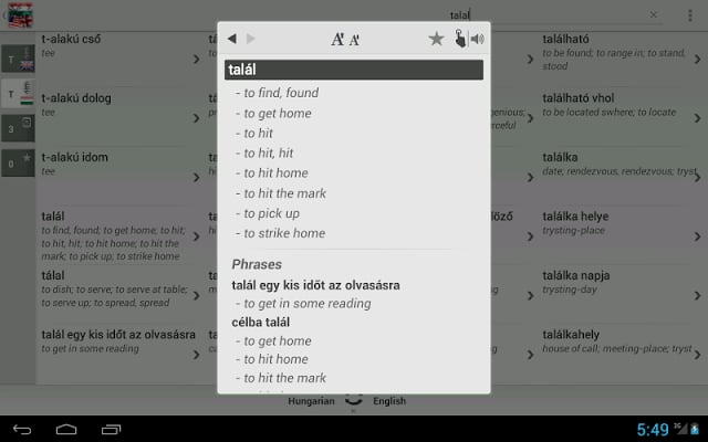 Dictionary Hungarian English截图8