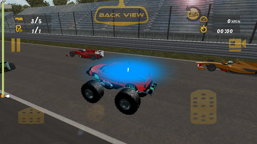 Monster Truck vs Formula Race截图4