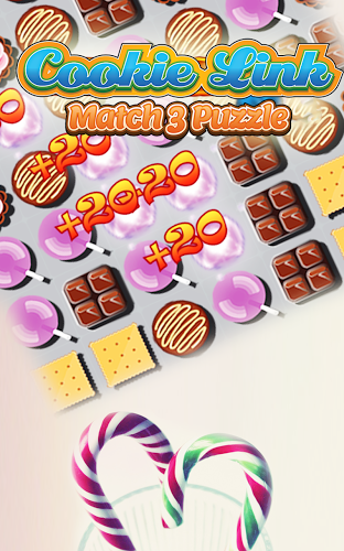 Cookie Link Match 3 Puzzle截图3