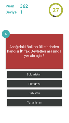 Çanakkale Savaşı Bilgi Yarışm.截图3