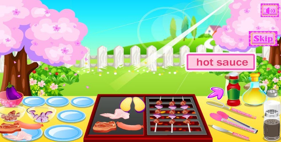 女孩游戏烹饪烧烤截图3