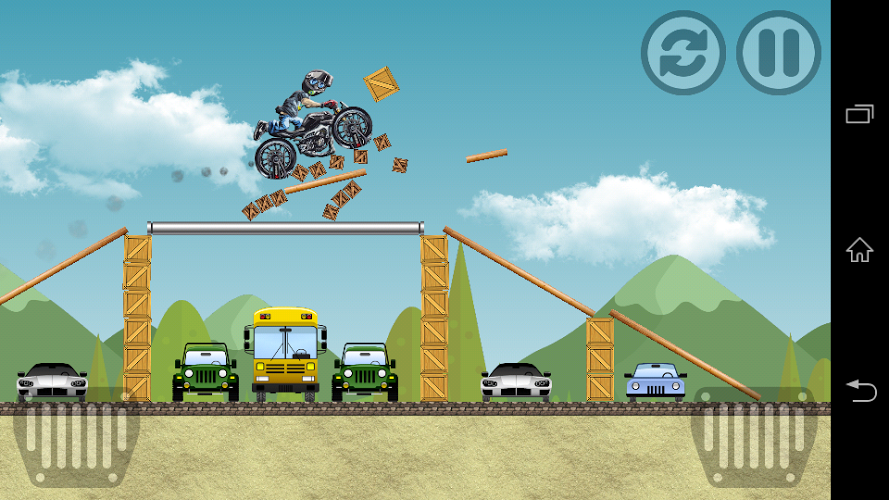 Crazy Stunt Racing Bike截图4