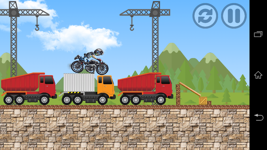 Crazy Stunt Racing Bike截图1