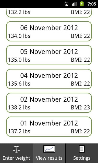 Track my weight截图3