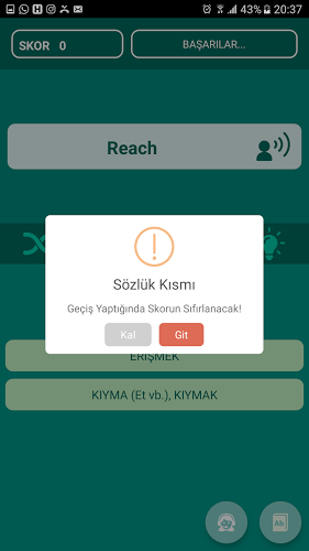 İngilizce Kelime Bilgini Sına截图5