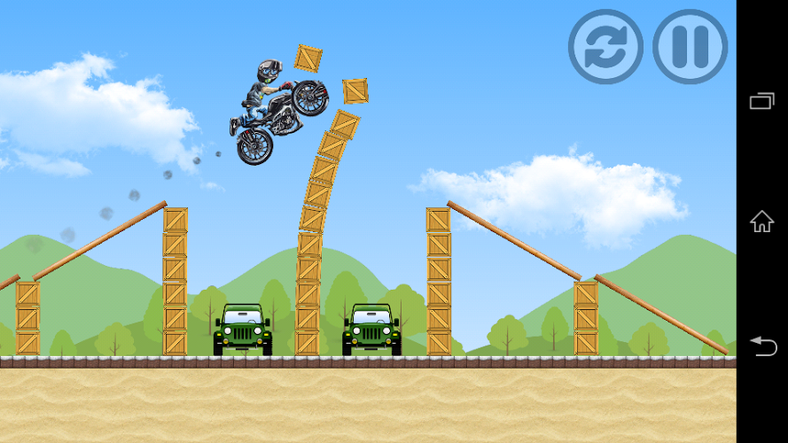 Crazy Stunt Racing Bike截图2