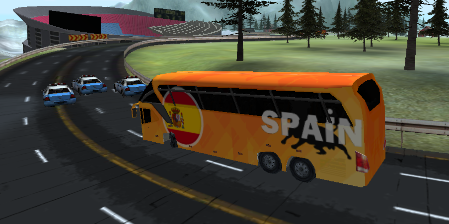 Soccer Team Bus Simulator 3D截图4