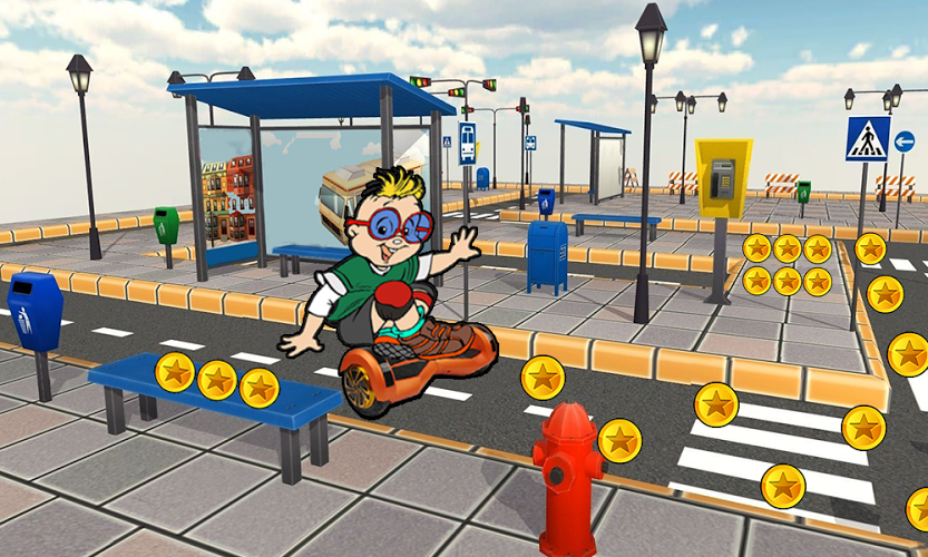 Hoverboard Racing 3D Games截图1