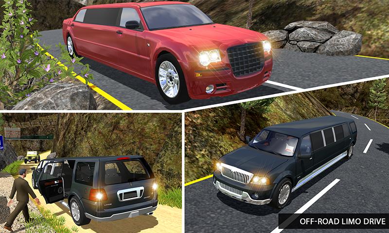 Offroad Uphill Limo Driving 3D截图1