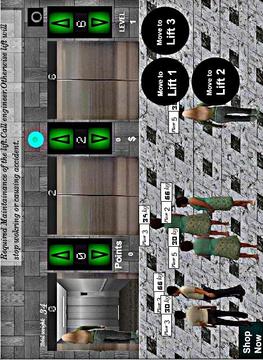 Lift management 电梯管理截图