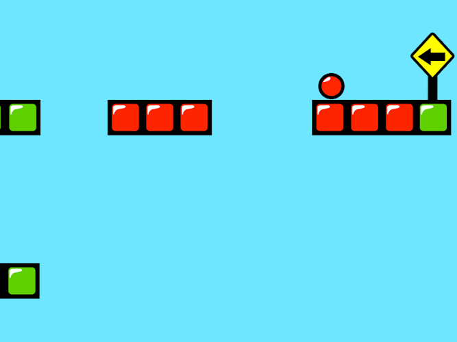 Red Bouncing Ball Spikes截图3