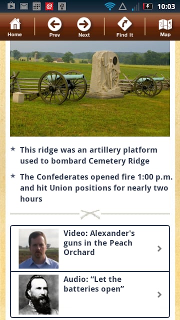 Gettysburg Battle App截图3