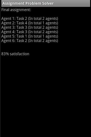 Assignment Problem Solver截图2