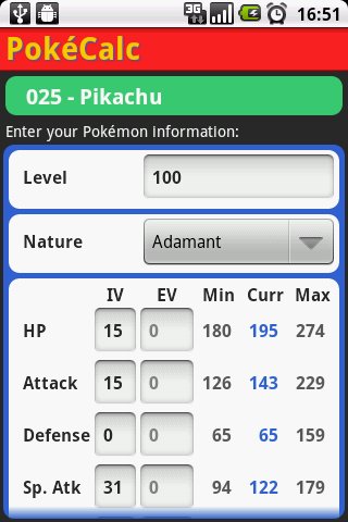 Pok&eacute;Calc Trainer Edition截图6