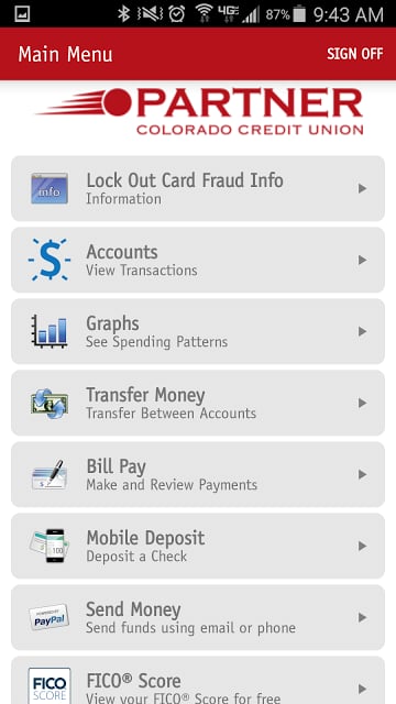 Partner CO CU Mobile Banking截图10