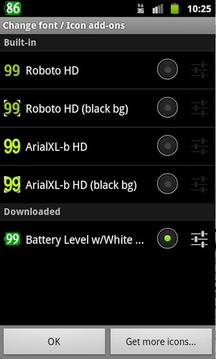 BN Pro Battery Level-WhiteB截图