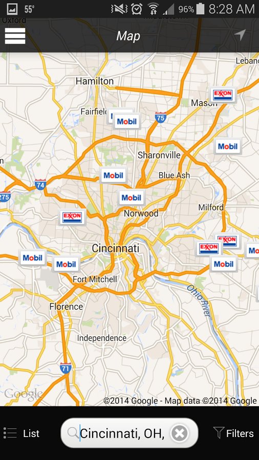 Exxon Mobil Fuel Finder截图1