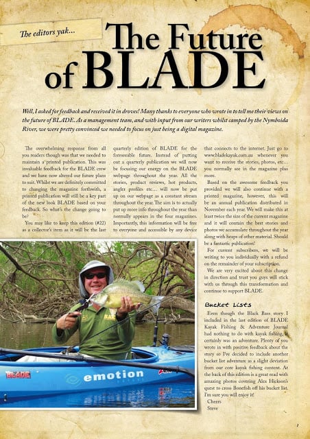 Blade Kayak Fishing Journal截图11