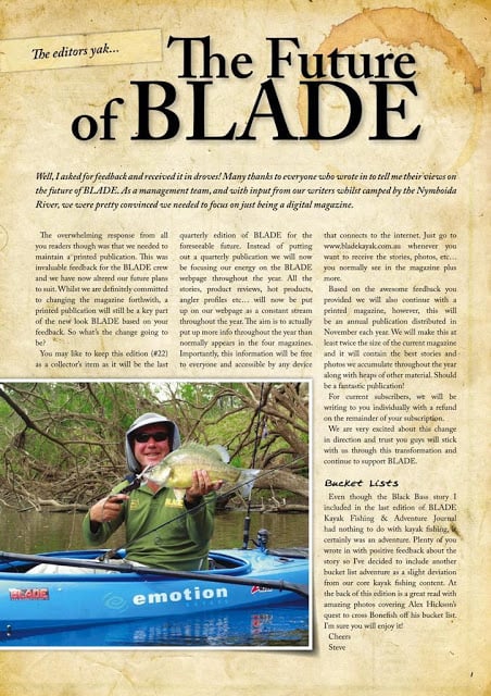 Blade Kayak Fishing Journal截图8